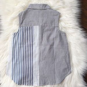 GAP Shirts & Tops - Gap blue stripes shirt GAP Shirts & Tops - Gap blue stripes shirt